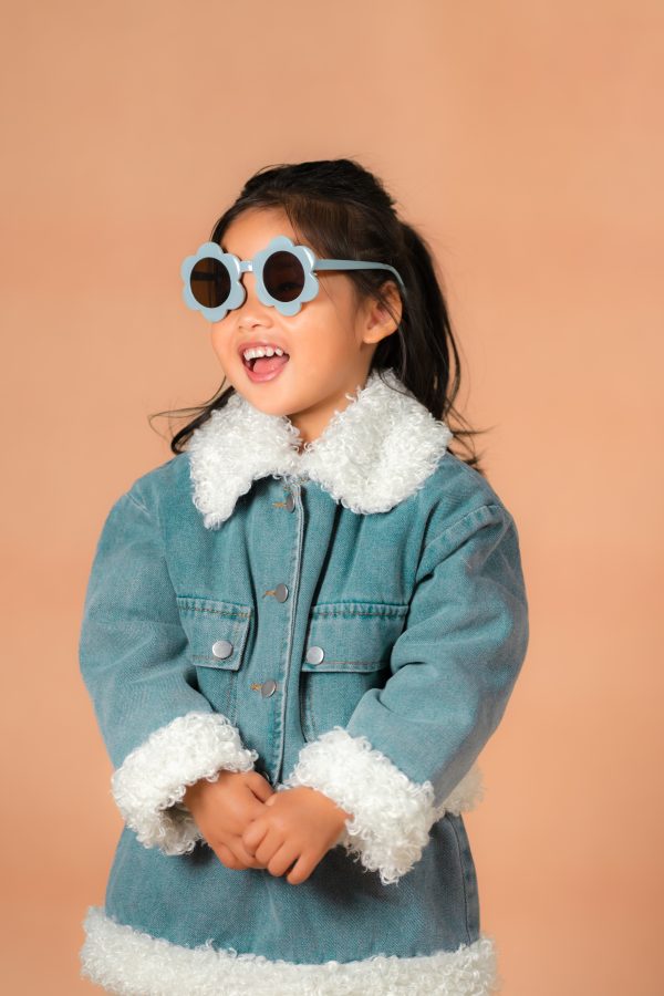 Denim Fleece-Lined Statement Set