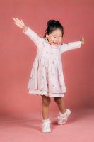 Floral A-Line Dress with Lightweight cotton inner