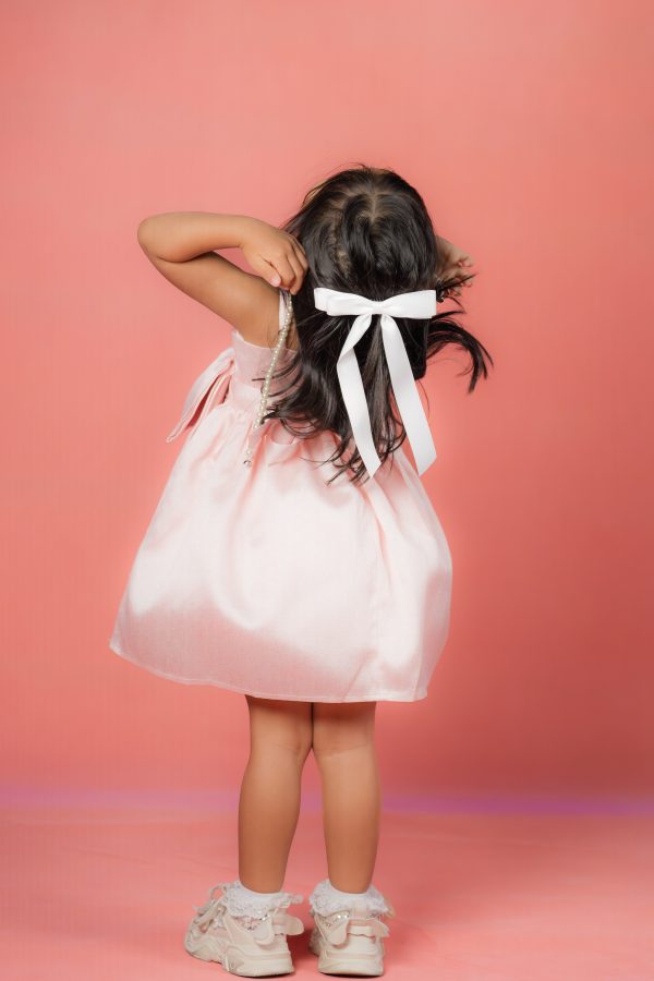Sleeveless Elegant Baby Pink dress