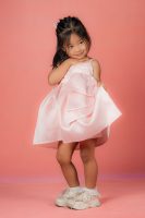 Sleeveless Elegant Baby Pink dress