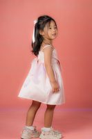 Sleeveless Elegant Baby Pink dress