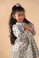 Sunny Meadow Floral Dress— Blue