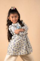 Sunny Meadow Floral Dress— Blue