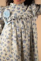 Sunny Meadow Floral Dress— Blue
