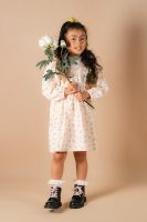Sunny Meadow Floral Dress—Cream