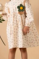 Sunny Meadow Floral Dress—Cream