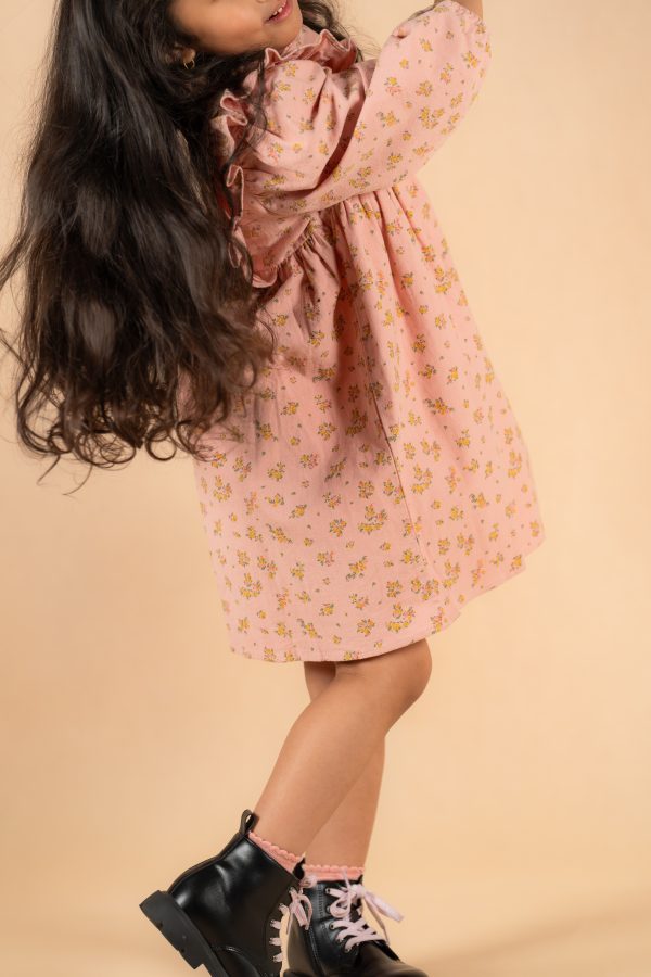 Sunny Meadow Floral Dress—Pink