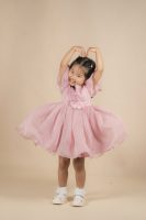 Peach Party Dress
