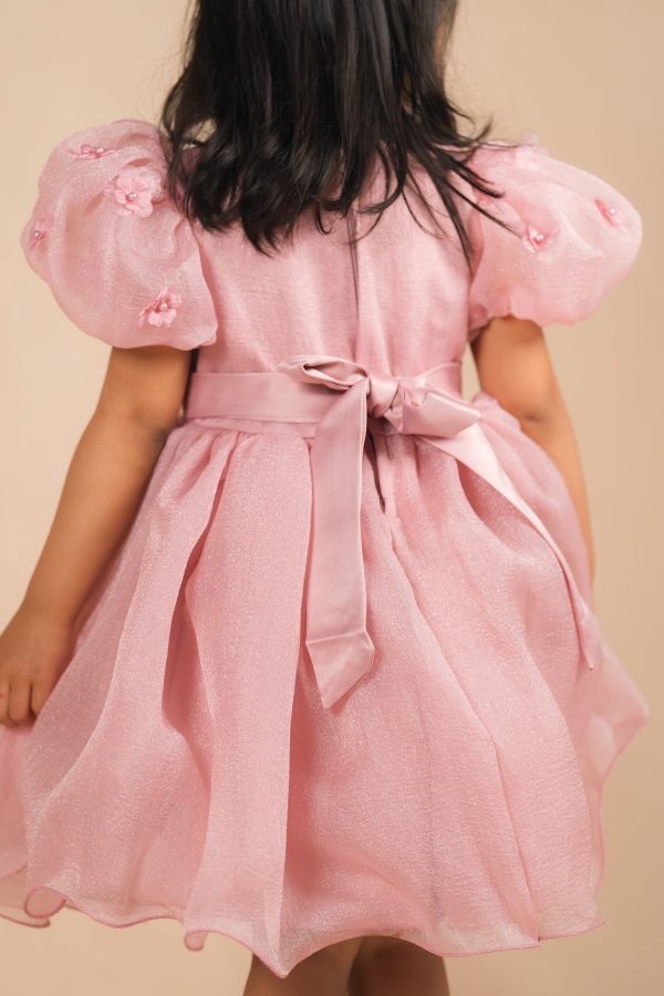 Peach Party Dress