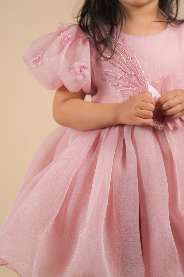Peach Party Dress