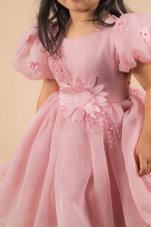 Peach Party Dress