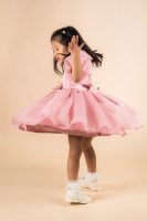 Peach Party Dress