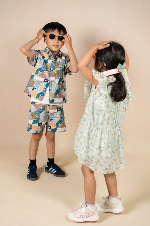 Glitter Blossom Dress