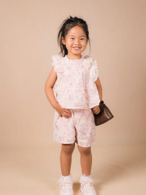 Floral Embroided Set