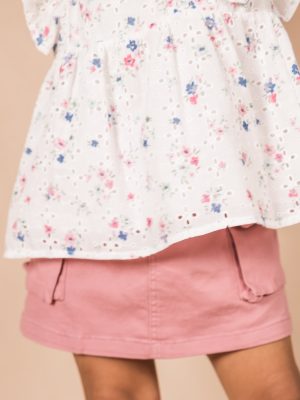 Pink Cargo Skirt