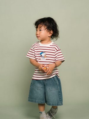 Snoopy Stripped Denim Play Set