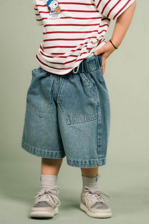 Snoopy Stripped Denim Play Set