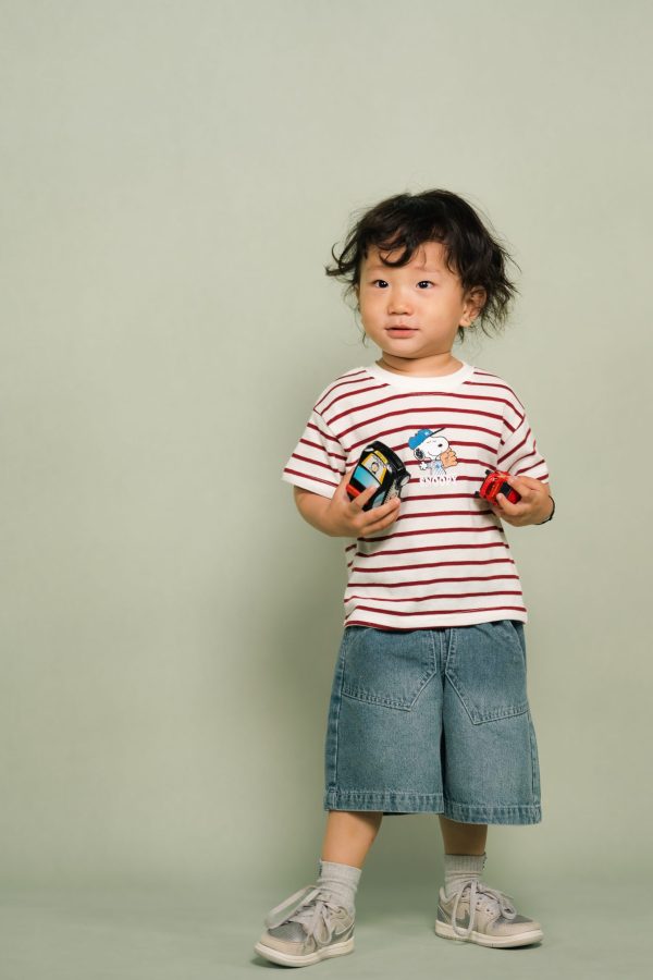 Snoopy Stripped Denim Play Set