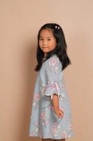 Sky Bloom Twirl Dress