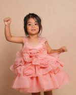 Floral Pearl Party Dress