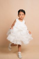 Rhinestone Ruffle Party Dress