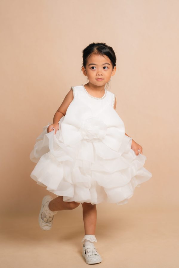 Rhinestone Ruffle Party Dress