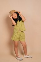 Green Eyelet 2-Piece Set