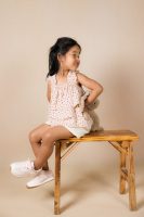 Cotton Tie-Back Top