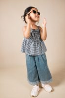 Gingham Grace Halter Top