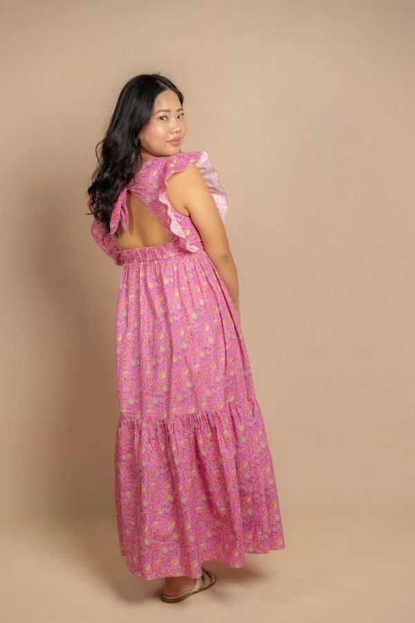 Pink Bloom Mommy & Me Dress Set