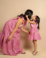 Pink Bloom Mommy & Me Dress Set