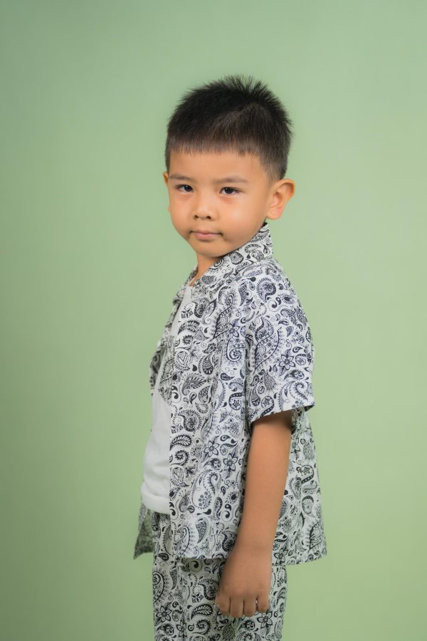 Boys Printed Short Shirt Sets