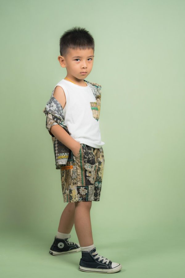 Boys Printed Short Shirt Sets