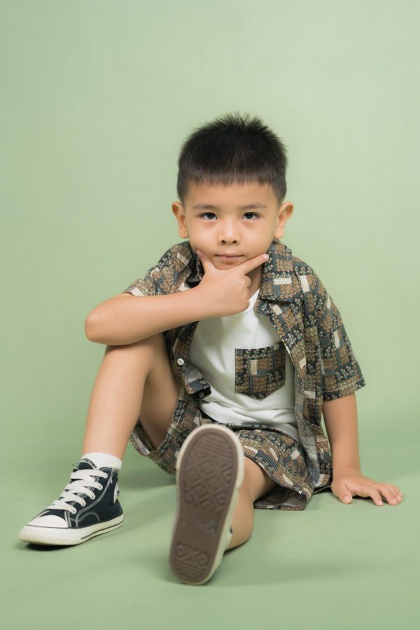 Boys Printed Short Shirt Sets