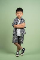 Boys Printed Short Shirt Sets
