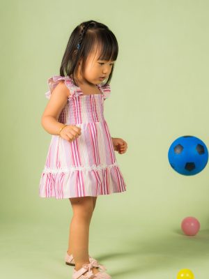 Purple Stripe Dress