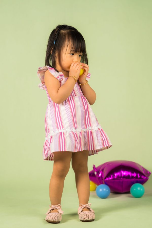 Purple Stripe Dress