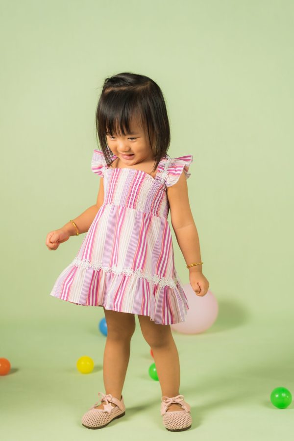 Purple Stripe Dress