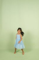 Blue Eyelet Daughter Dress