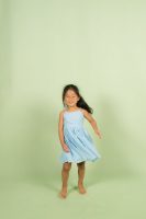 Blue Eyelet Daughter Dress