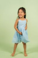 Blue Eyelet Daughter Dress