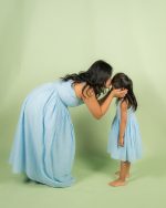 Blue Eyelet Daughter Dress