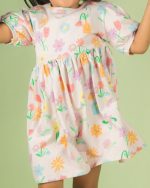 Multicolour Smiley Floral Dress